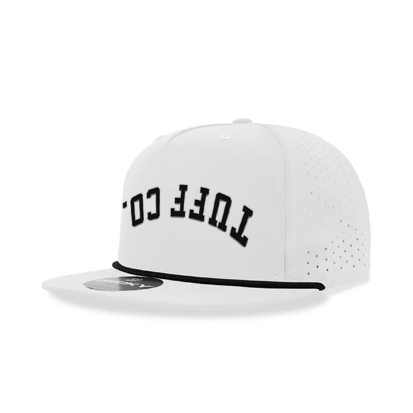 Upside Down Rope Hat White