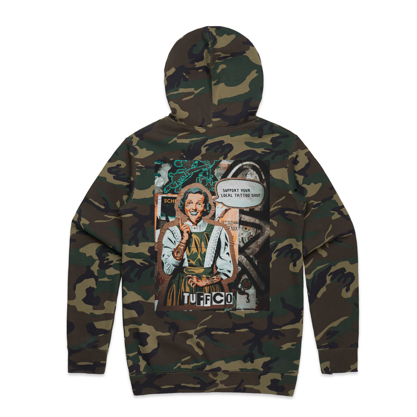 Support Your Local Tattoo Shop Hoodie